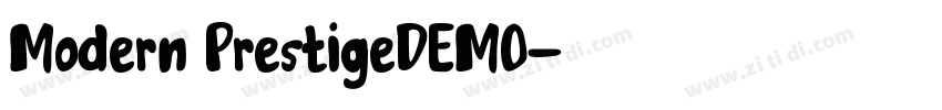 Modern PrestigeDEMO字体转换